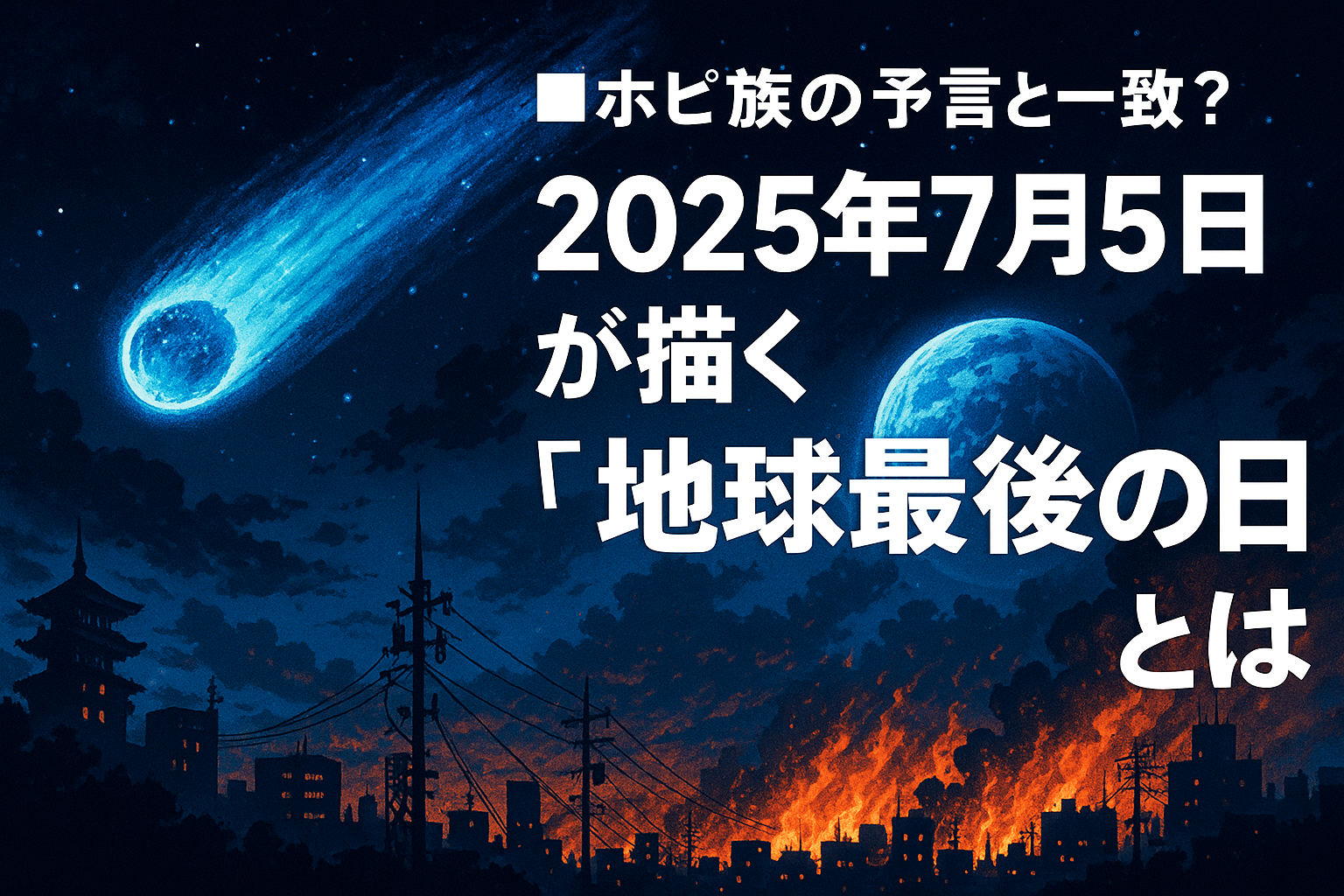 ホピ族の予言と一致？映画『2025年7月5日』が描く“地球最後の日”の真意