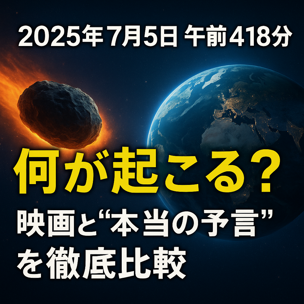 ■2025年7月5日 午前4時18分に何が起こる？映画と“本当の予言”を比較してみた