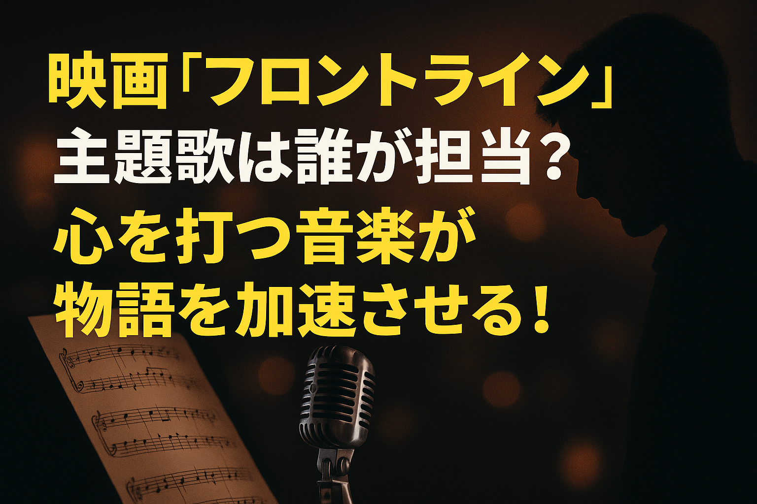 映画『フロントライン』主題歌は誰が担当？心を打つ音楽が物語を加速させる！