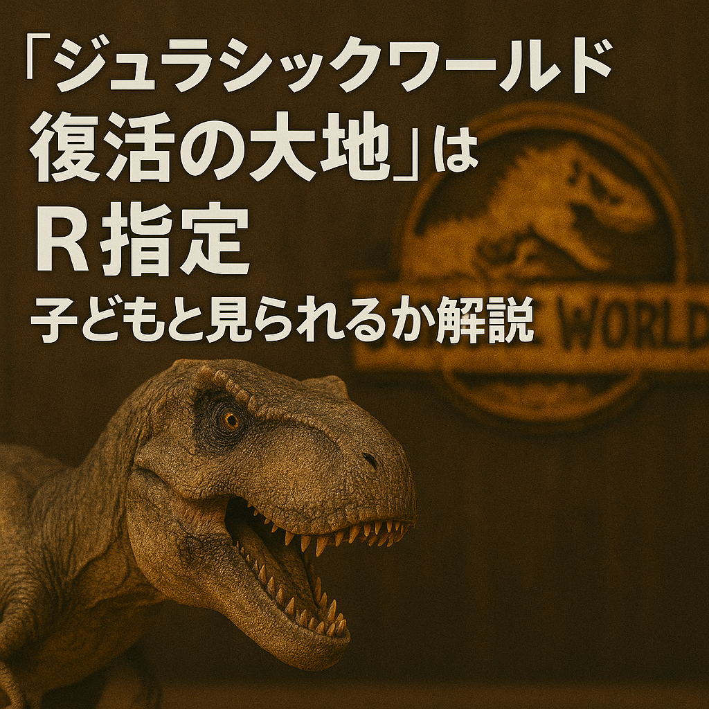 『ジュラシック・ワールド 復活の大地』はR指定？子どもと見られるか解説