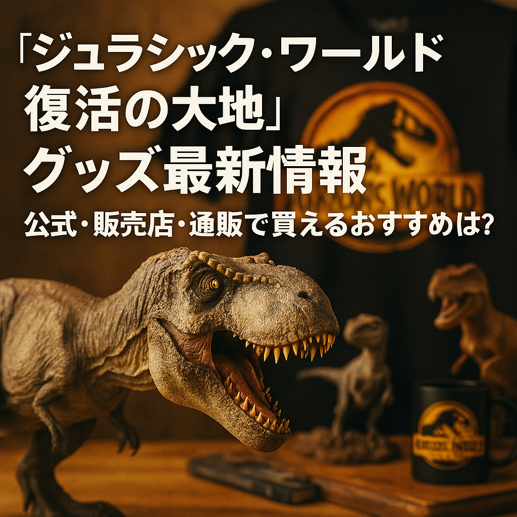 ■『ジュラシックワールド 復活の大地』グッズ最新情報｜公式・販売店・通販で買えるおすすめは？