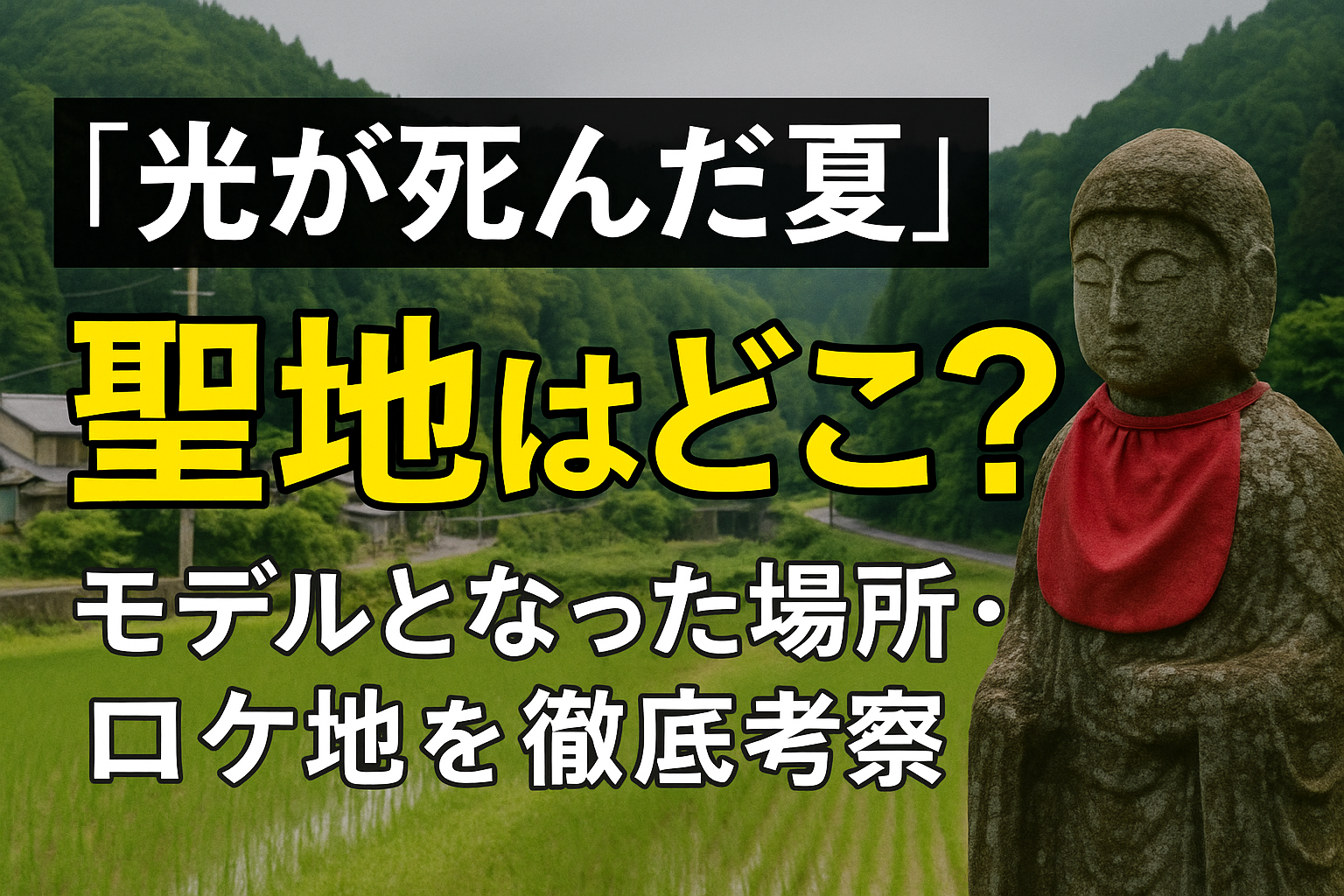 『光が死んだ夏』の聖地はどこ？モデルとなった場所・ロケ地を徹底考察