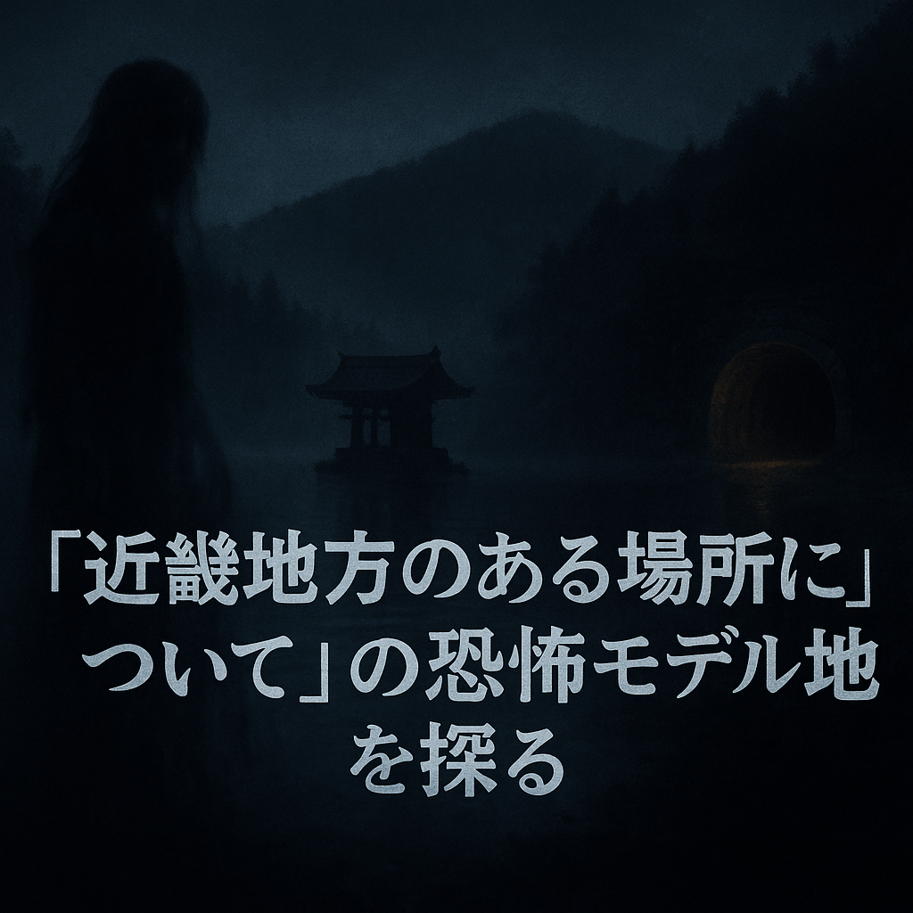『近畿地方のある場所について』の舞台はどこ？生駒山・滝畑ダムの怖さの正体に迫る！