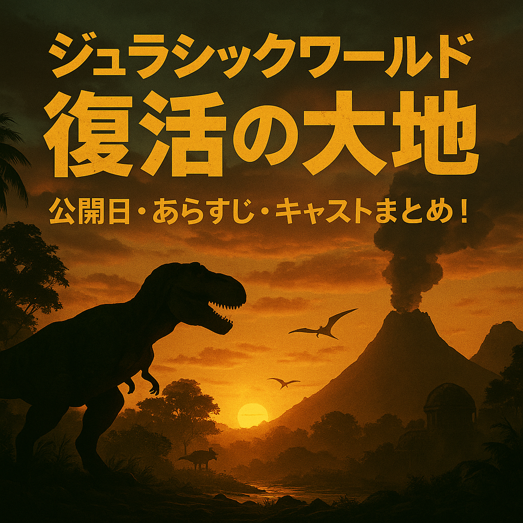『ジュラシックワールド 復活の大地』公開日・あらすじ・キャストまとめ！どこで見られる？