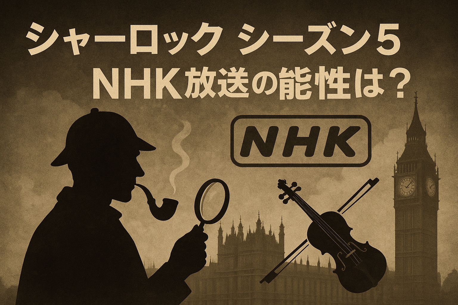 『シャーロック』シーズン5がNHKで放送される可能性は？過去の実績から予想