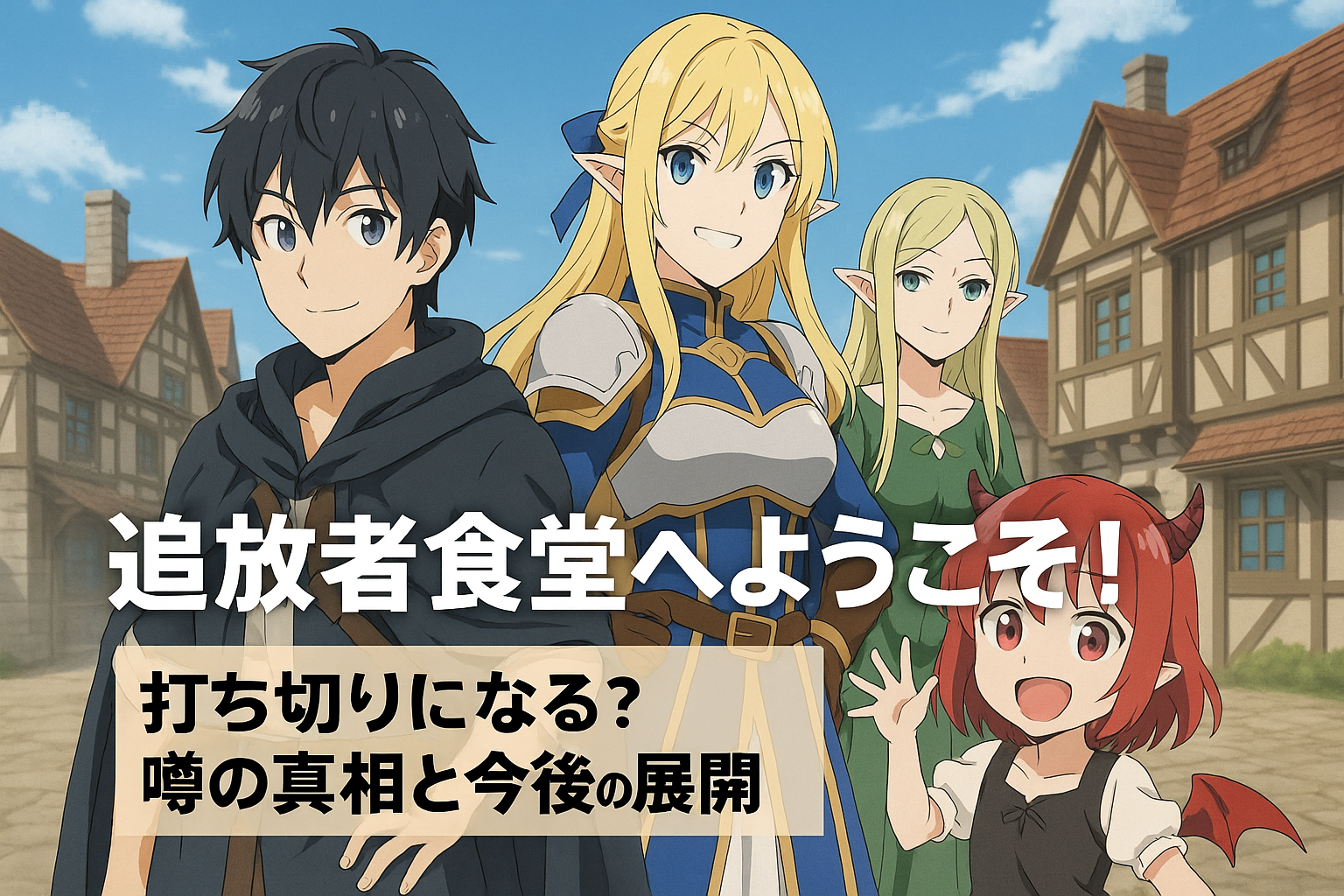 追放者食堂へようこそ！は打ち切りになる？噂の真相と今後の展開予想