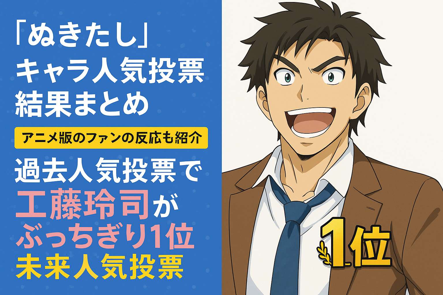 『ぬきたし』キャラ人気投票結果まとめ｜アニメ版のファンの反応も紹介