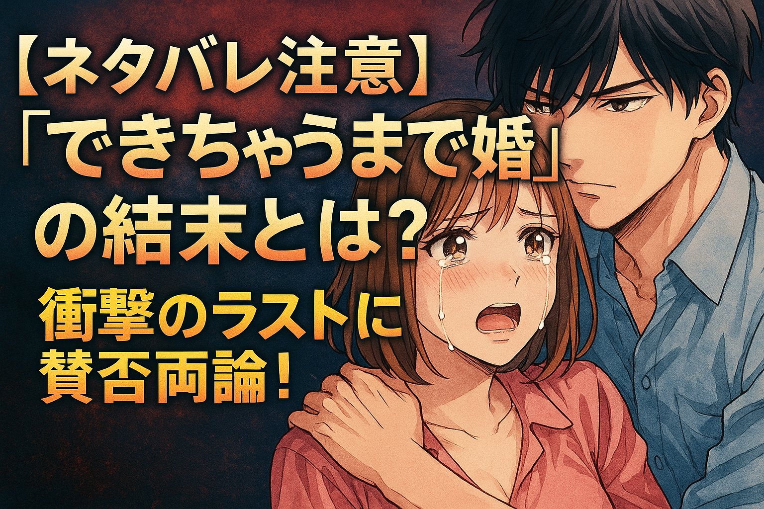 【ネタバレ注意】『できちゃうまで婚』の結末とは？衝撃のラストに賛否両論！
