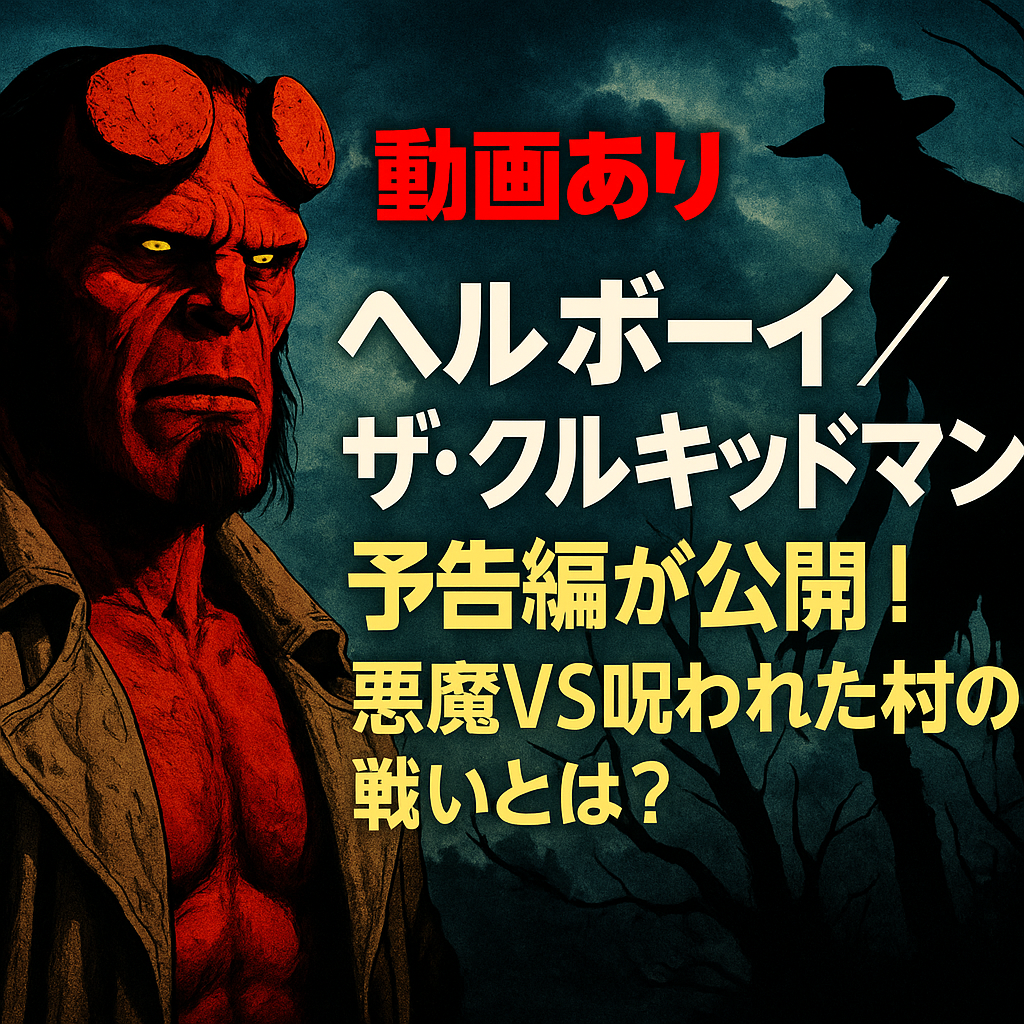■【動画あり】『ヘルボーイ／ザ・クルキッドマン』予告編が公開！悪魔VS呪われた村の戦いとは？