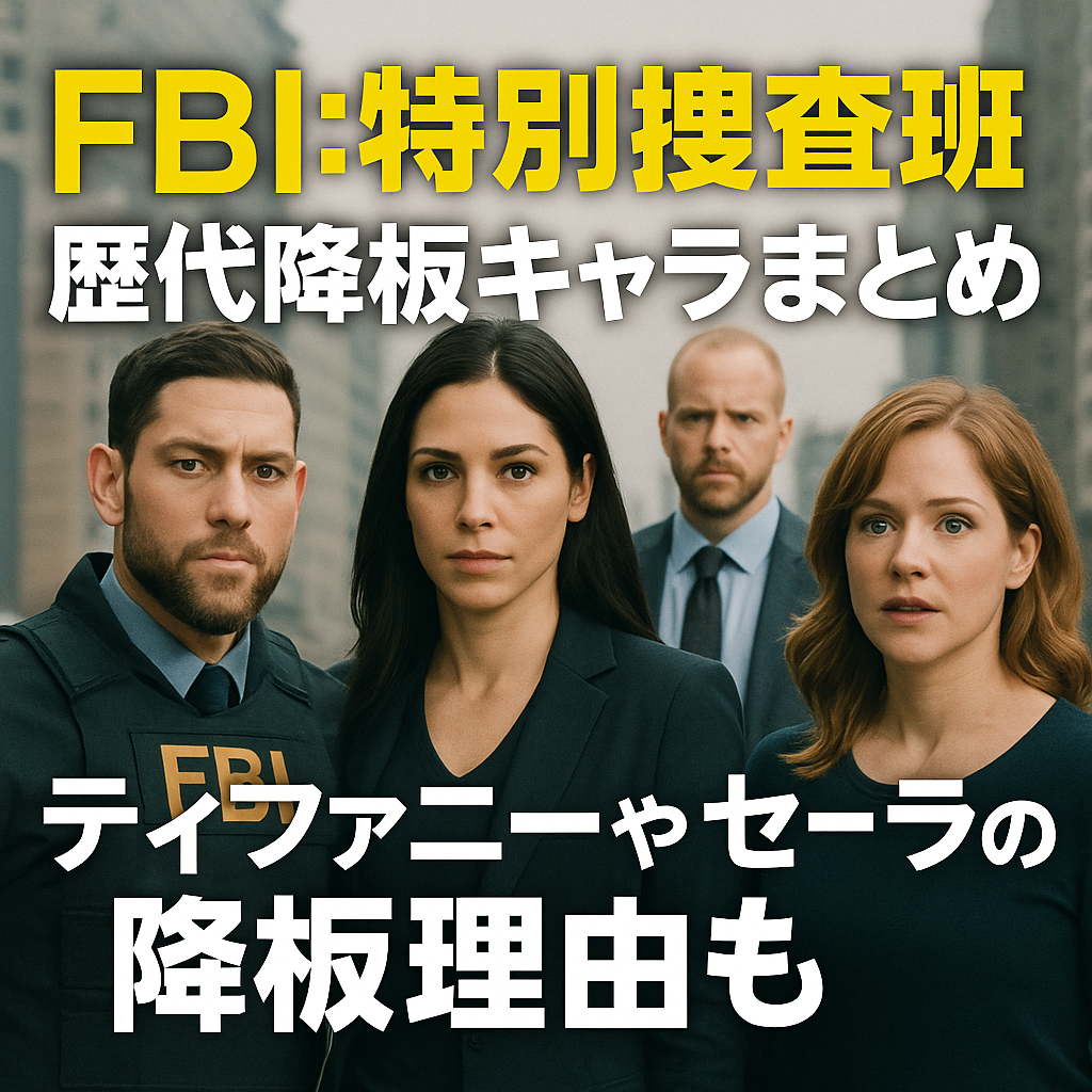 『FBI:特別捜査班』歴代降板キャラまとめ｜ティファニーやセーラの降板理由も
