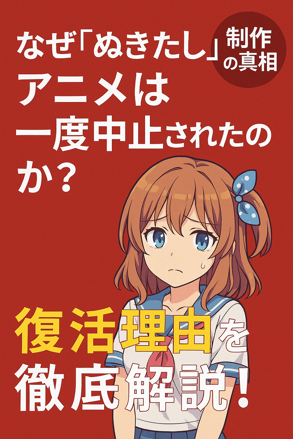 なぜ『ぬきたし』のアニメ化は一度中止されたのか？制作経緯と復活の理由を解説