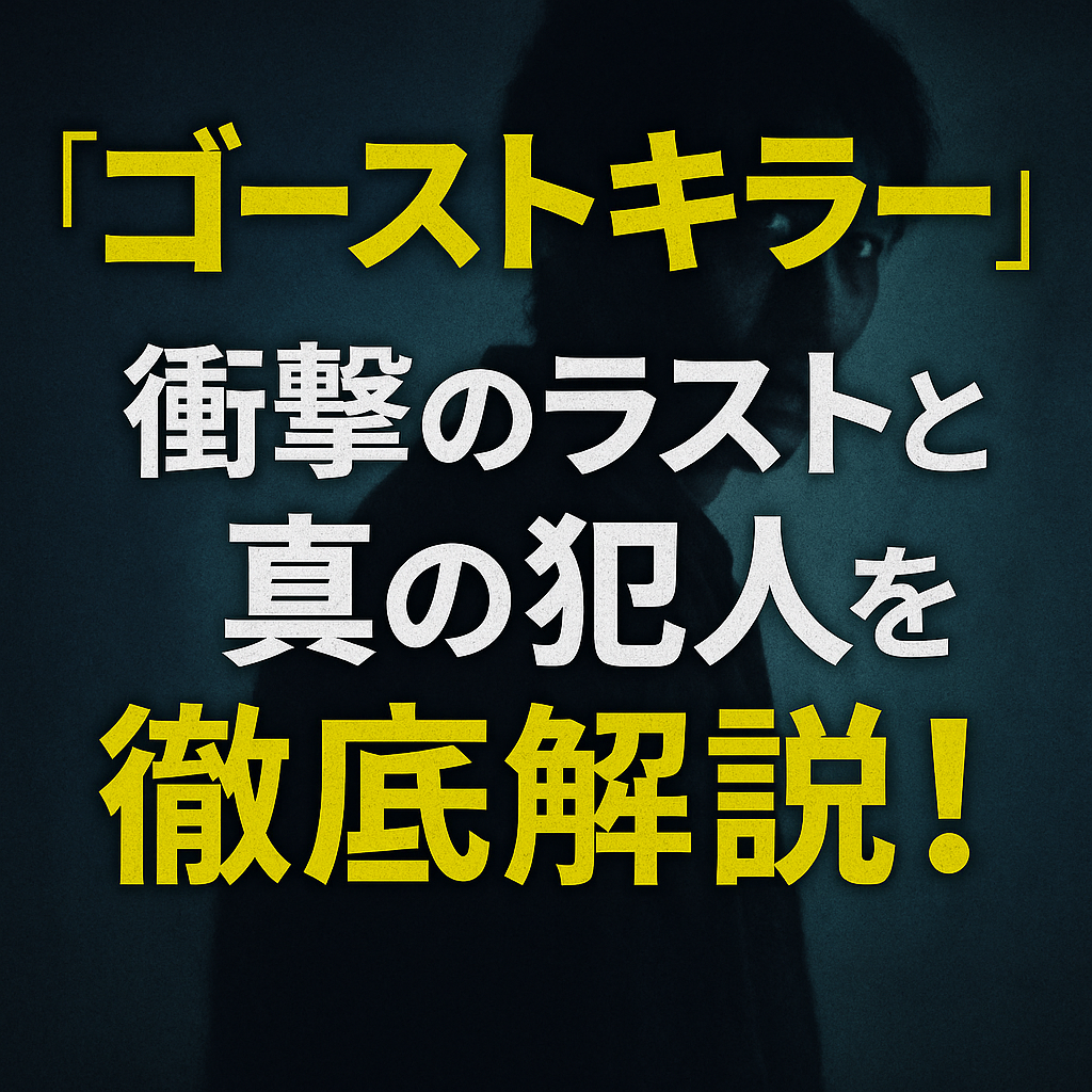 【ネタバレあり】『ゴーストキラー』衝撃のラストと真の犯人を徹底解説！