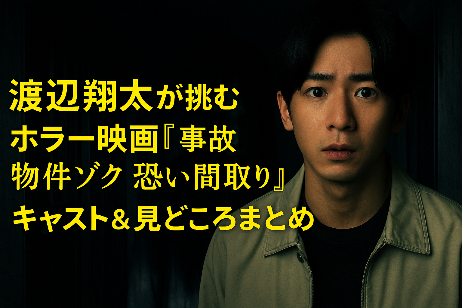 渡辺翔太が挑むホラー映画『事故物件ゾク 恐い間取り』キャスト&見どころまとめ