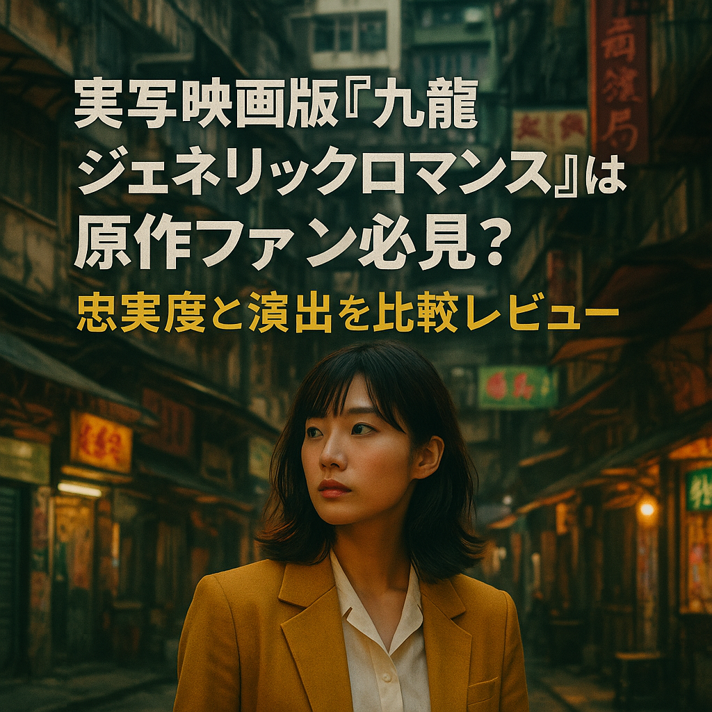 ■実写映画版『九龍ジェネリックロマンス』は原作ファン必見？忠実度と演出を比較レビュー