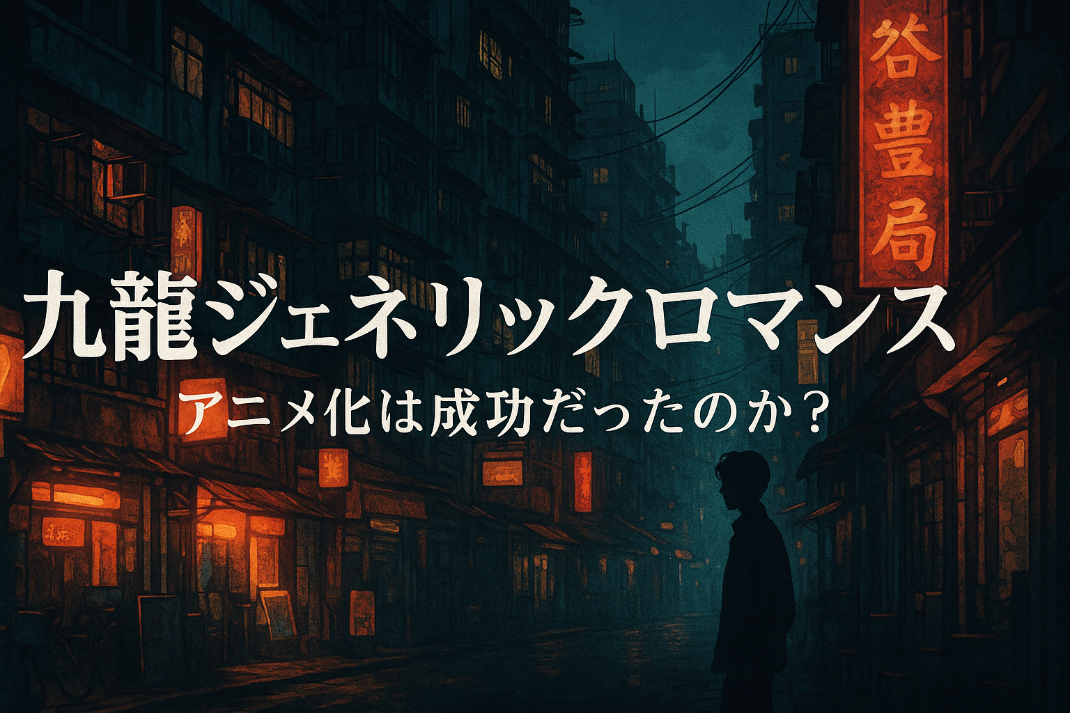 『九龍ジェネリックロマンス』アニメ化は成功だったのか？原作との違いを徹底比較