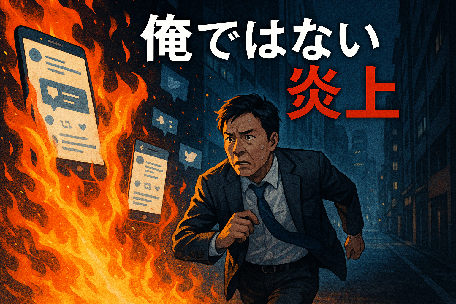 『俺ではない炎上』あらすじと伏線解説｜青江の役割とは？