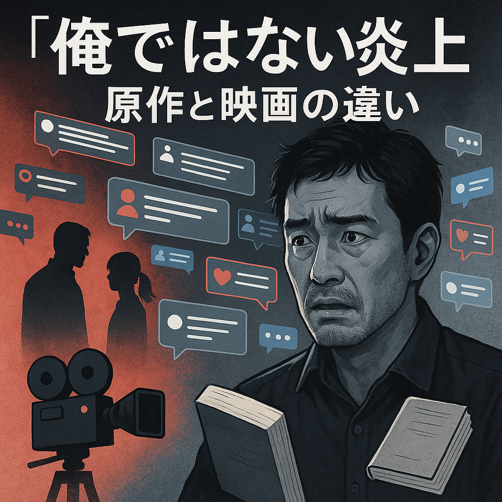 『俺ではない炎上』原作小説と映画の違いを徹底解説【ネタバレあり】