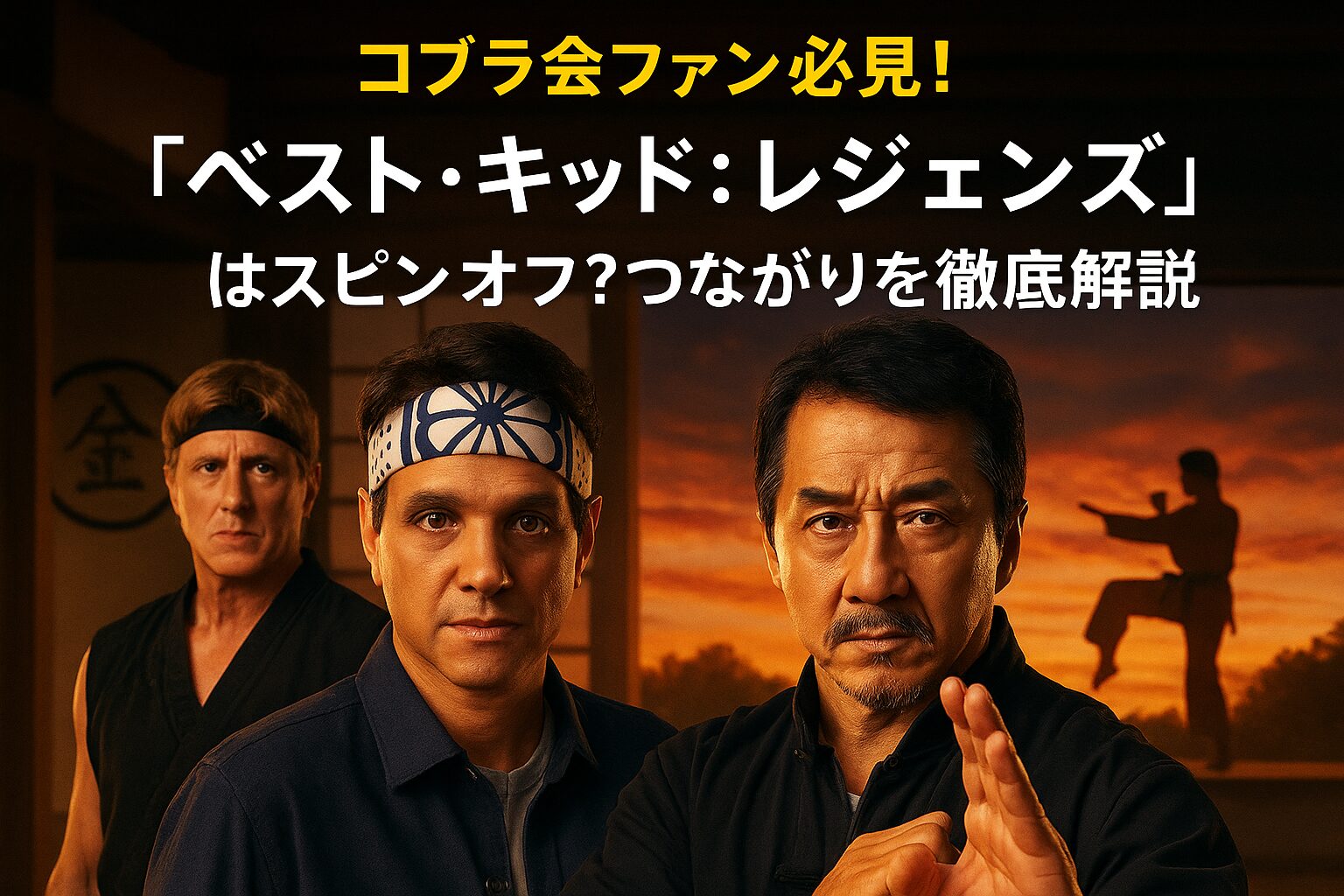 【コブラ会ファン必見】ベスト・キッド レジェンズはスピンオフ要素あり？つながりを解説