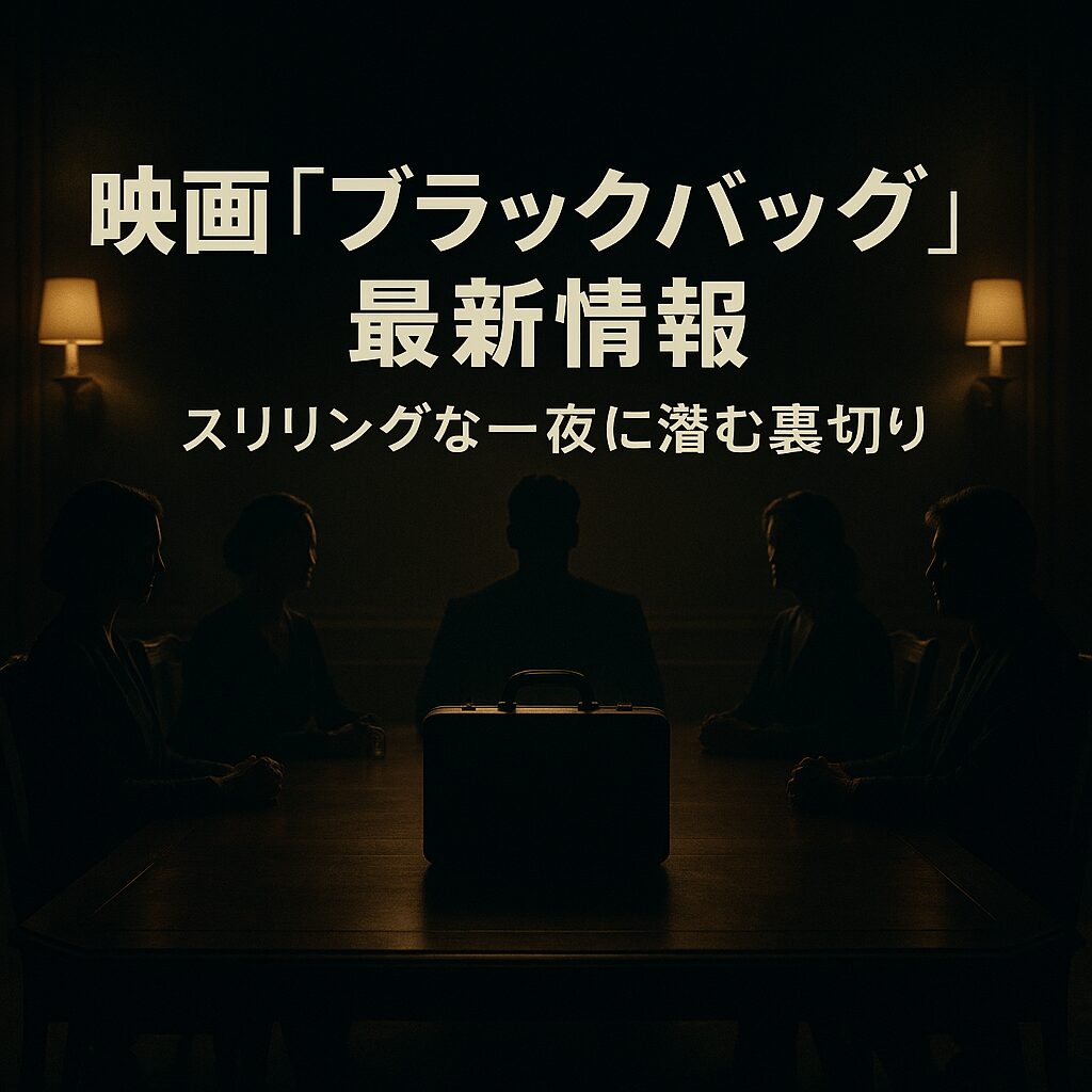 映画『ブラックバッグ』最新情報｜あらすじ・キャスト・公開日まとめ