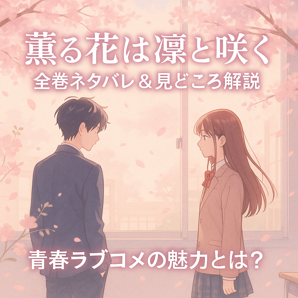 漫画『薫る花は凛と咲く』全巻ネタバレ＆見どころ解説｜青春ラブコメの魅力とは？
