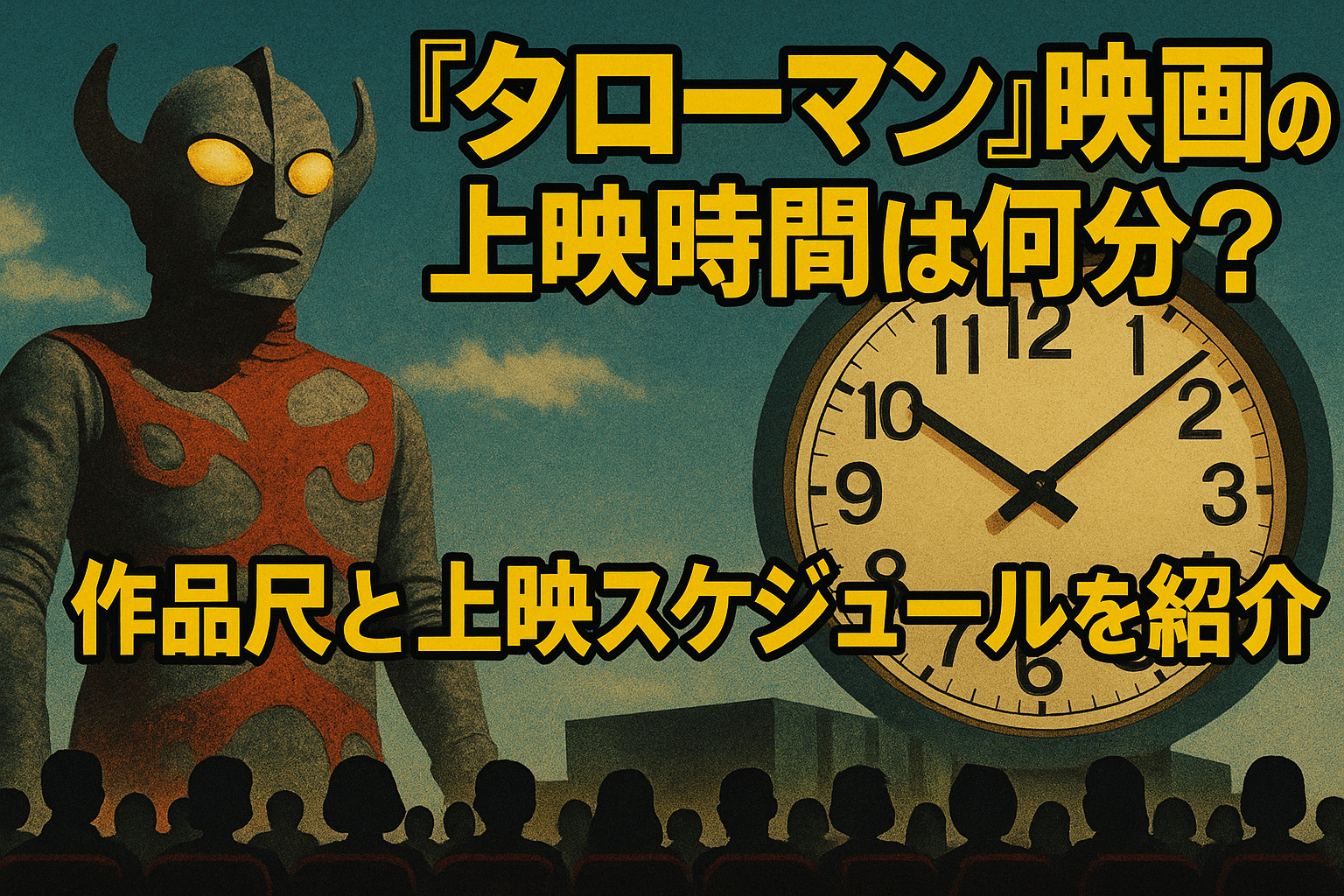 『タローマン』映画の上映時間は何分？作品尺と上映スケジュールを紹介