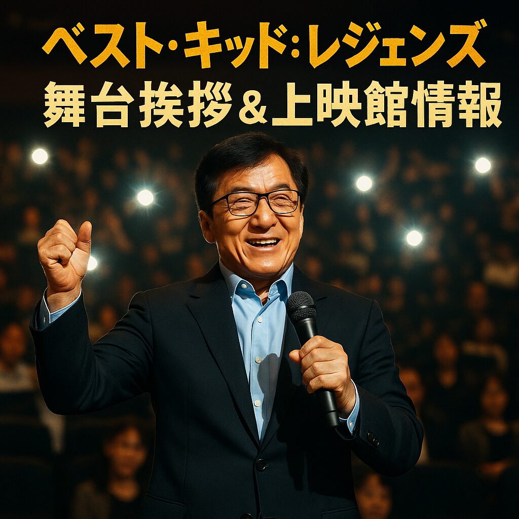 ベスト・キッド レジェンズの舞台挨拶＆上映館情報｜どこで観られる？