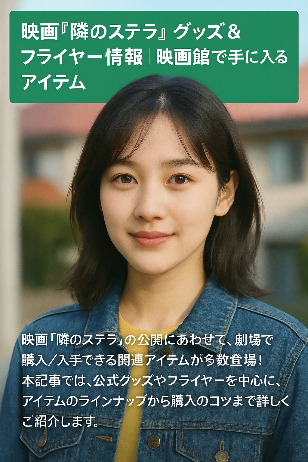 映画『隣のステラ』グッズ＆フライヤー情報｜映画館で手に入るアイテム
