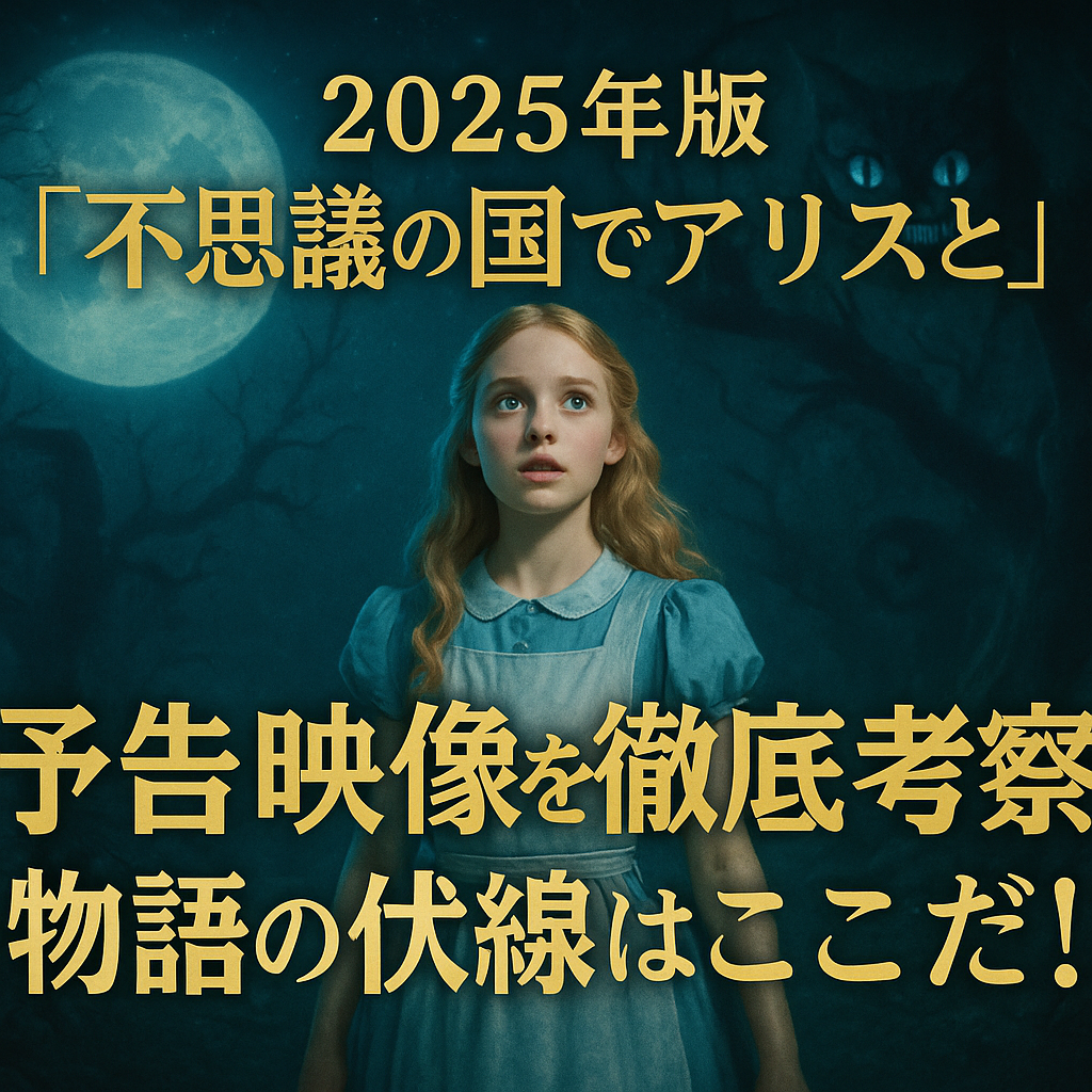 【2025年版】『不思議の国でアリスと』の予告映像を徹底考察｜物語の伏線はここだ！