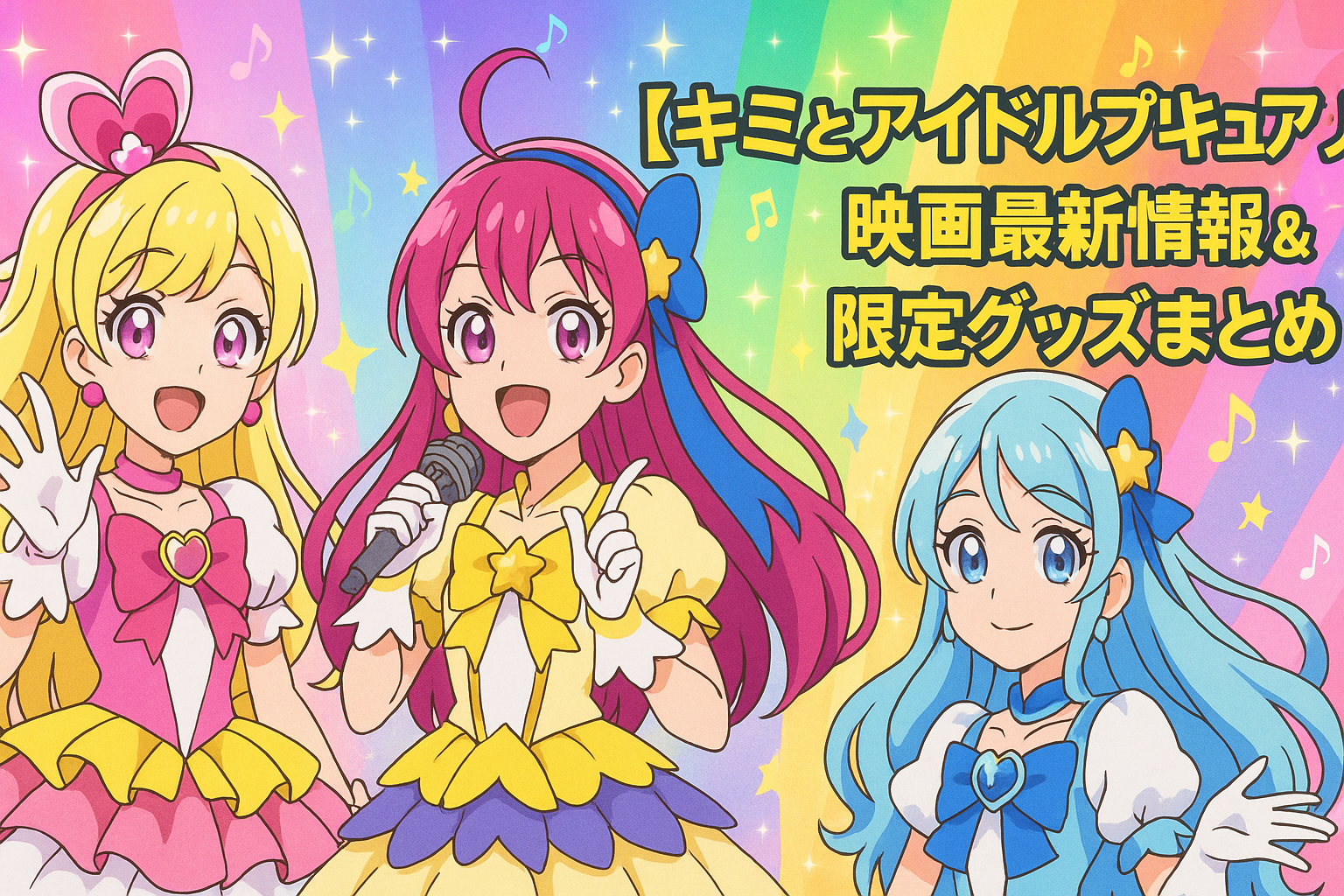 【キミとアイドルプリキュア♪】映画最新情報＆限定グッズまとめ
