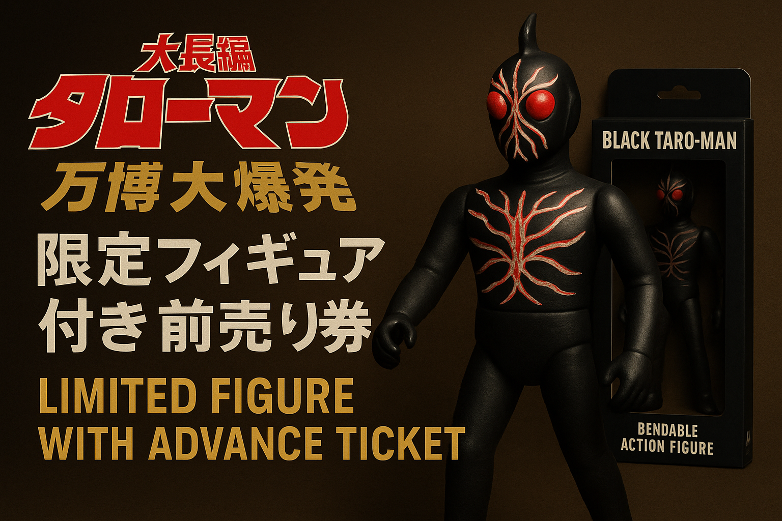 映画『タローマン』の特典付き前売り券にフィギュア登場！ファン必見情報