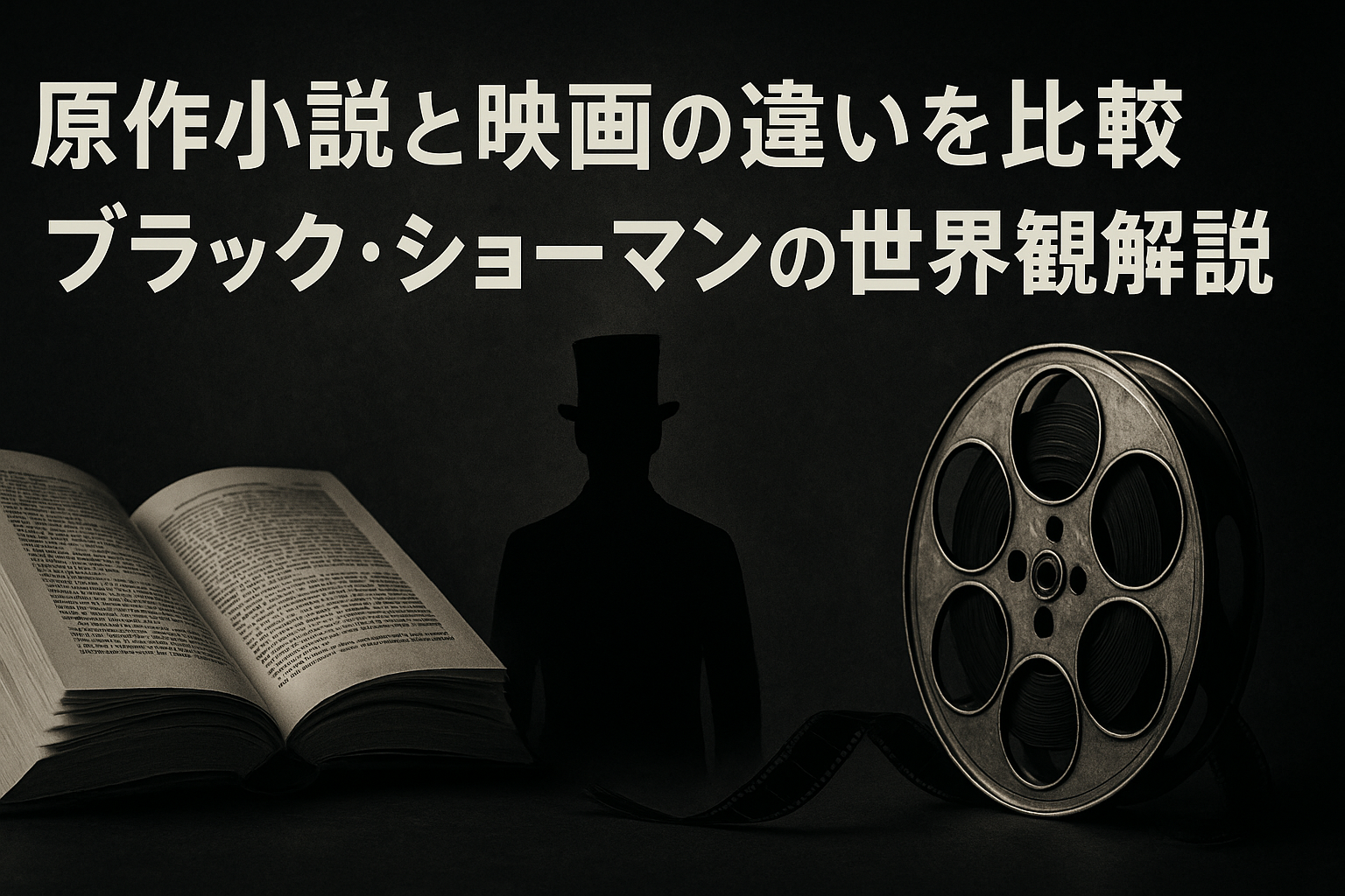 原作小説と映画の違いを比較｜ブラック・ショーマンの世界観解説