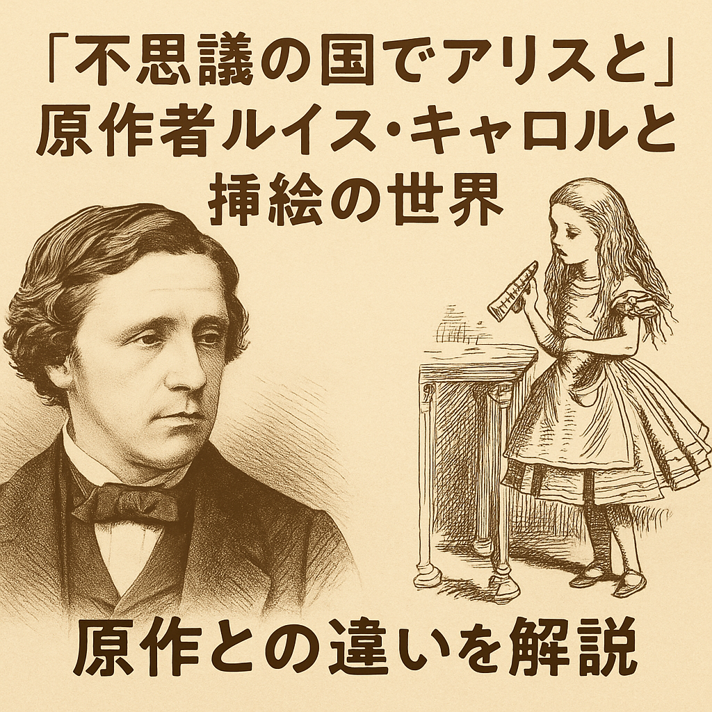 『不思議の国でアリスと』原作者ルイス・キャロルと挿絵の世界｜原作との違いを解説