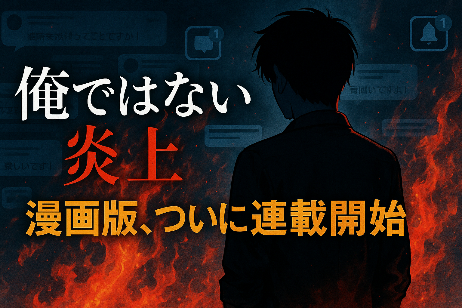 『俺ではない炎上』漫画版連載スタート！原作との違いは？