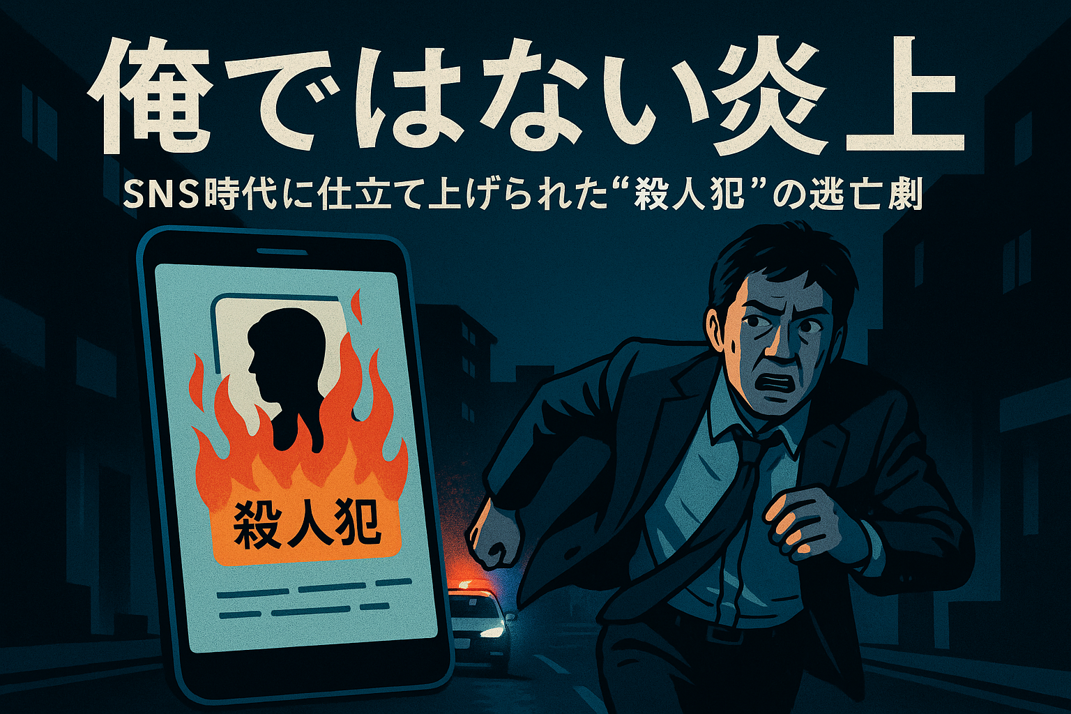 『俺ではない炎上』映画化！阿部寛主演で描かれる理不尽な逃亡劇の全貌