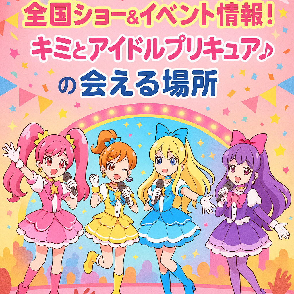 全国ショー＆イベント情報！キミとアイドルプリキュア♪の会える場所