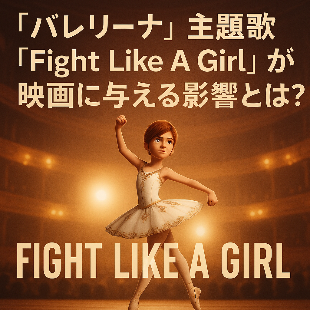 『バレリーナ』主題歌「Fight Like A Girl」が映画に与える影響とは？