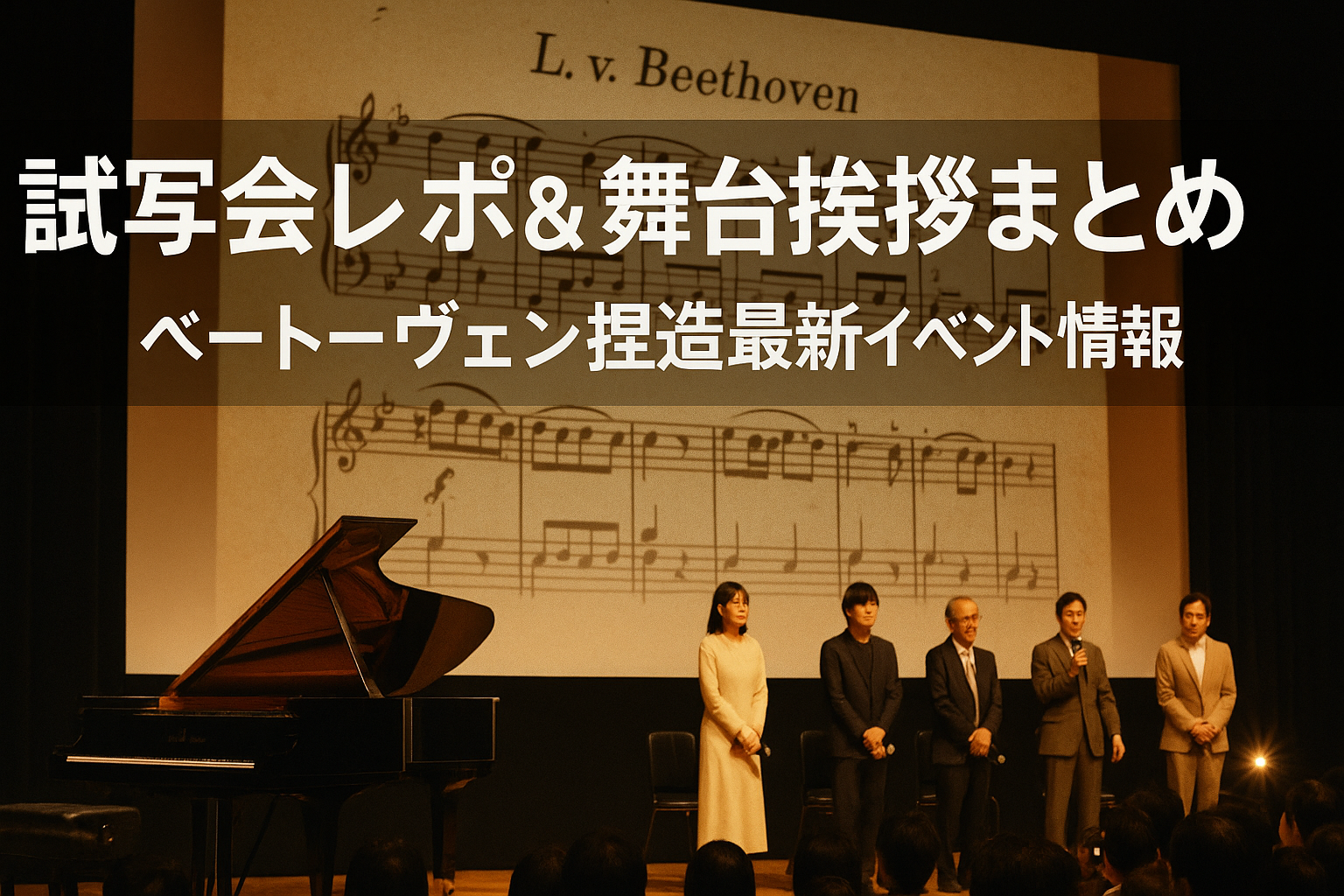 試写会レポ＆舞台挨拶まとめ｜ベートーヴェン捏造最新イベント情報