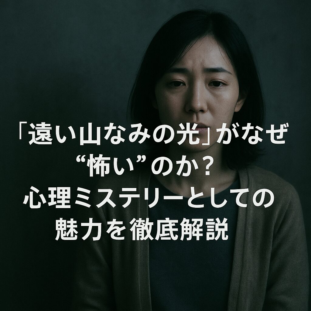 『遠い山なみの光』映画は怖い？ホラー要素や「謎」の正体を考察