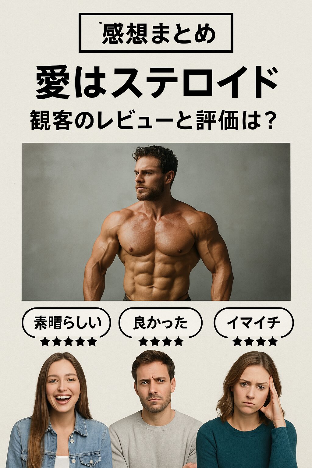 【感想まとめ】映画『愛はステロイド』観客のレビューと評価は？