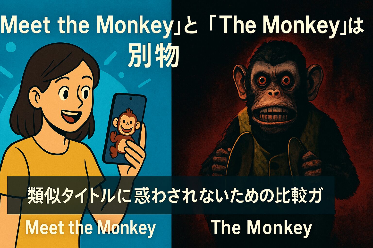 『Meet the Monkey』など類似タイトルと『The Monkey』の関係を整理