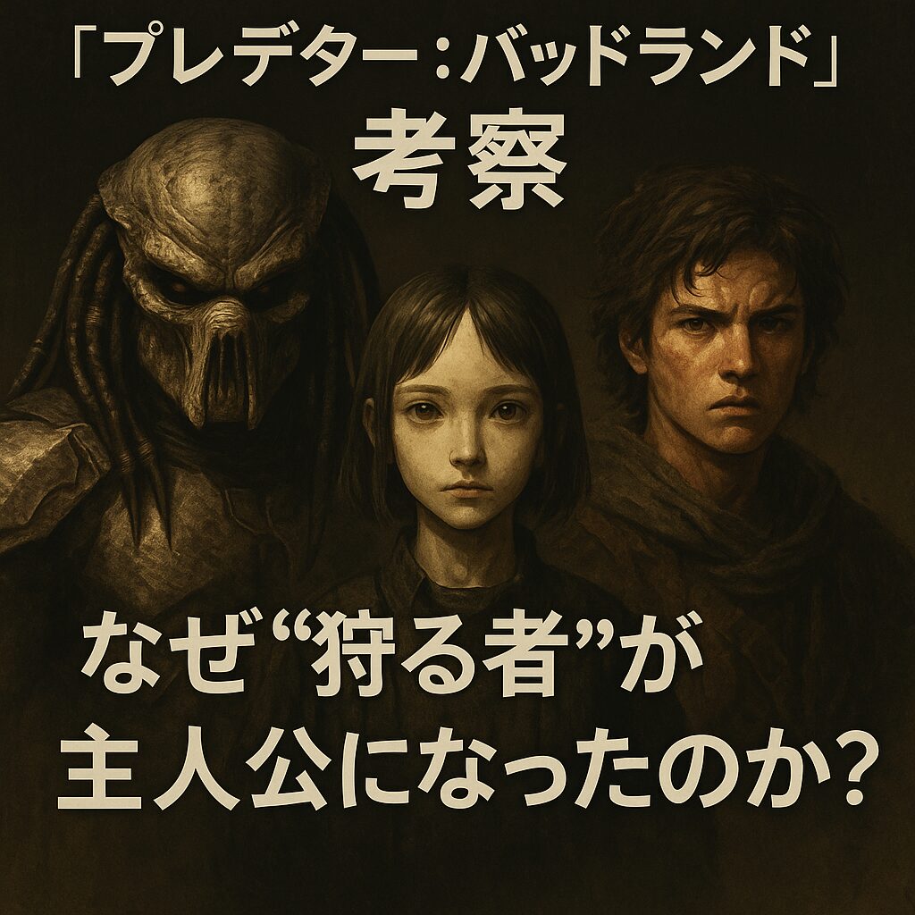 『プレデター：バッドランド』考察｜なぜプレデターが主人公になったのか？