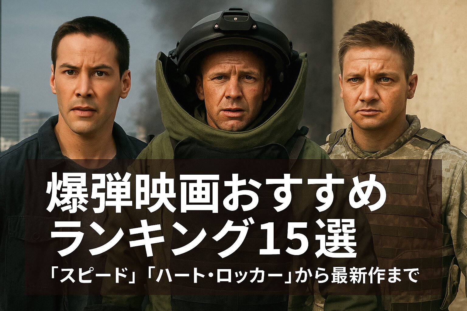 爆弾映画おすすめランキング15選｜『スピード』『ハート・ロッカー』から最新作まで