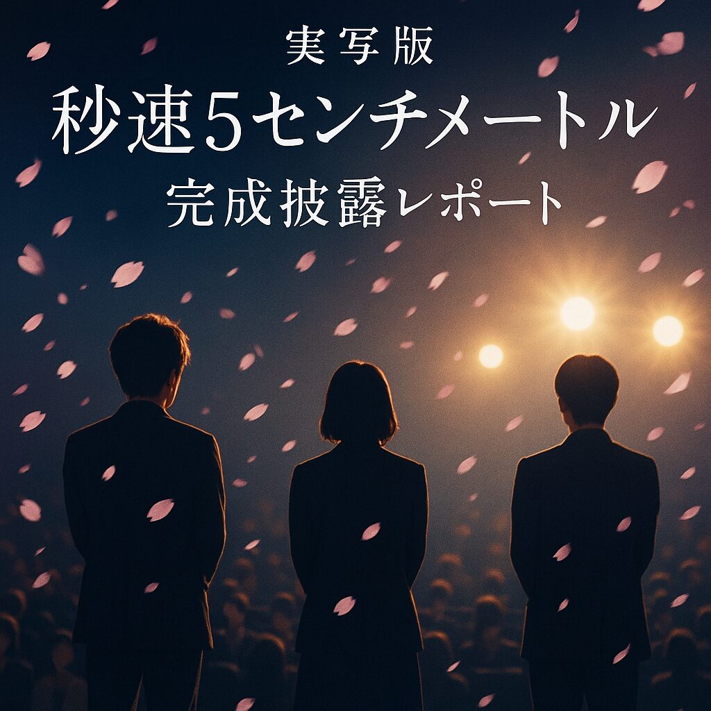 『秒速5センチメートル』完成披露試写会＆舞台挨拶レポート