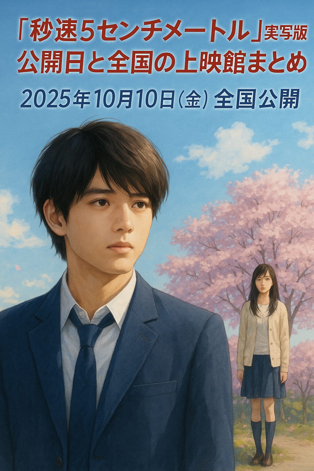 『秒速5センチメートル』公開日・上映館情報｜どこで見られる？