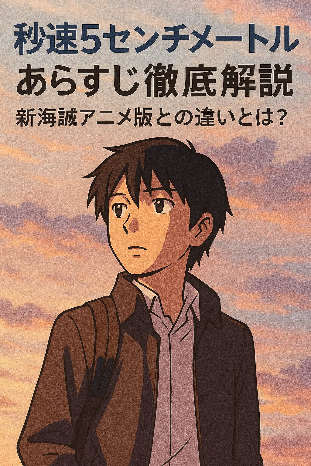 『秒速5センチメートル』あらすじ徹底解説｜新海誠アニメ版との違いとは？