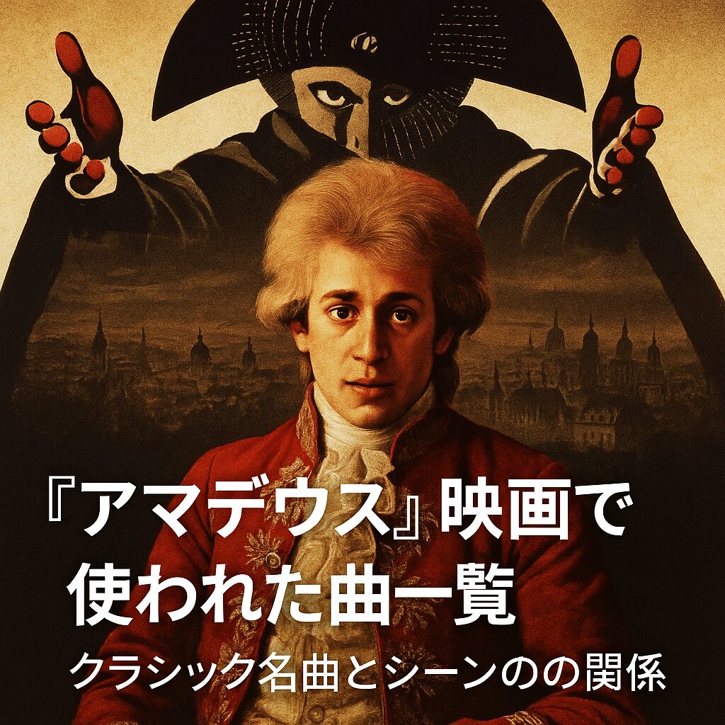 『アマデウス』映画で使われた曲一覧｜クラシック名曲とシーンの関係