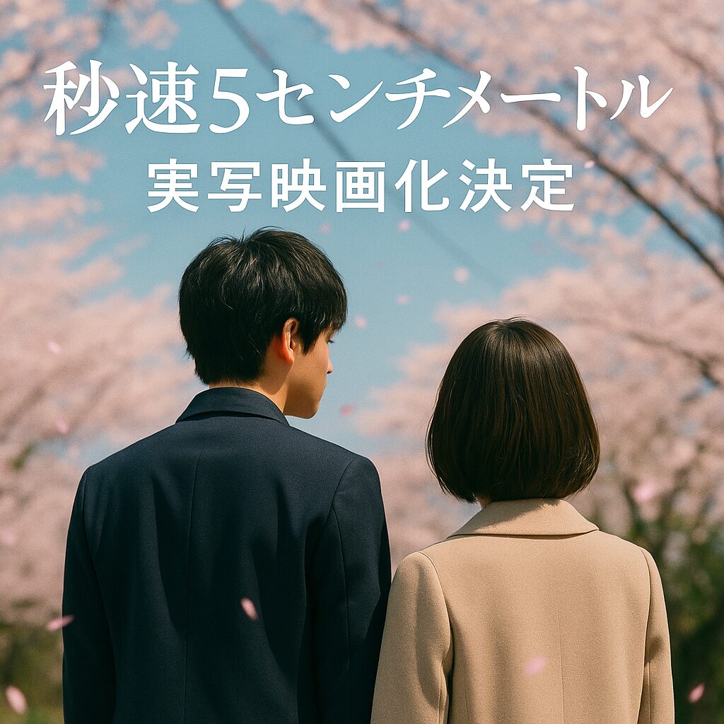 『秒速5センチメートル』実写映画化決定！公開日はいつ？最新情報まとめ