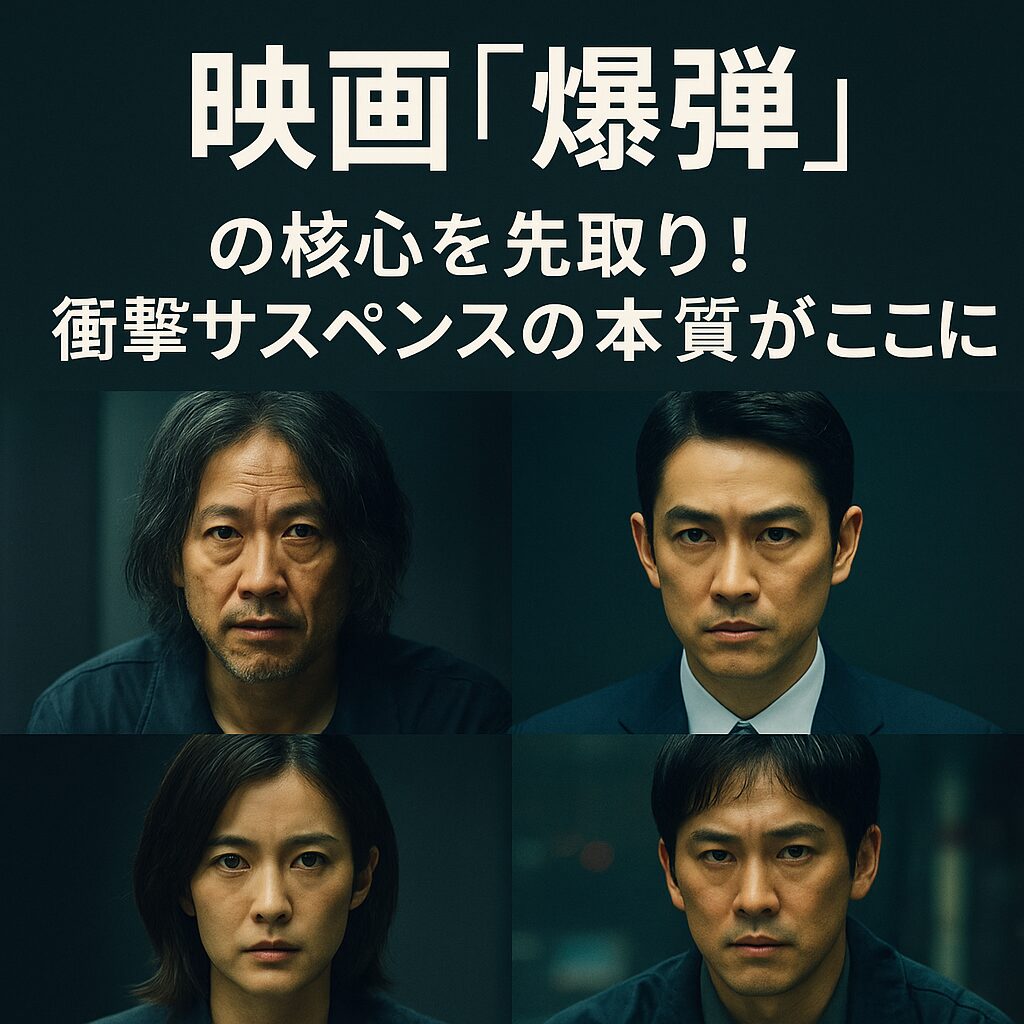 映画『爆弾』あらすじ・ネタバレ解説｜呉勝浩原作の衝撃サスペンス