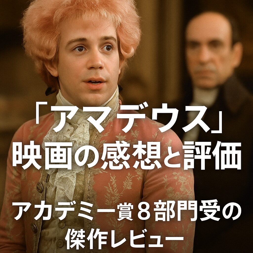 『アマデウス』映画の感想と評価｜アカデミー賞8部門受賞の傑作をレビュー