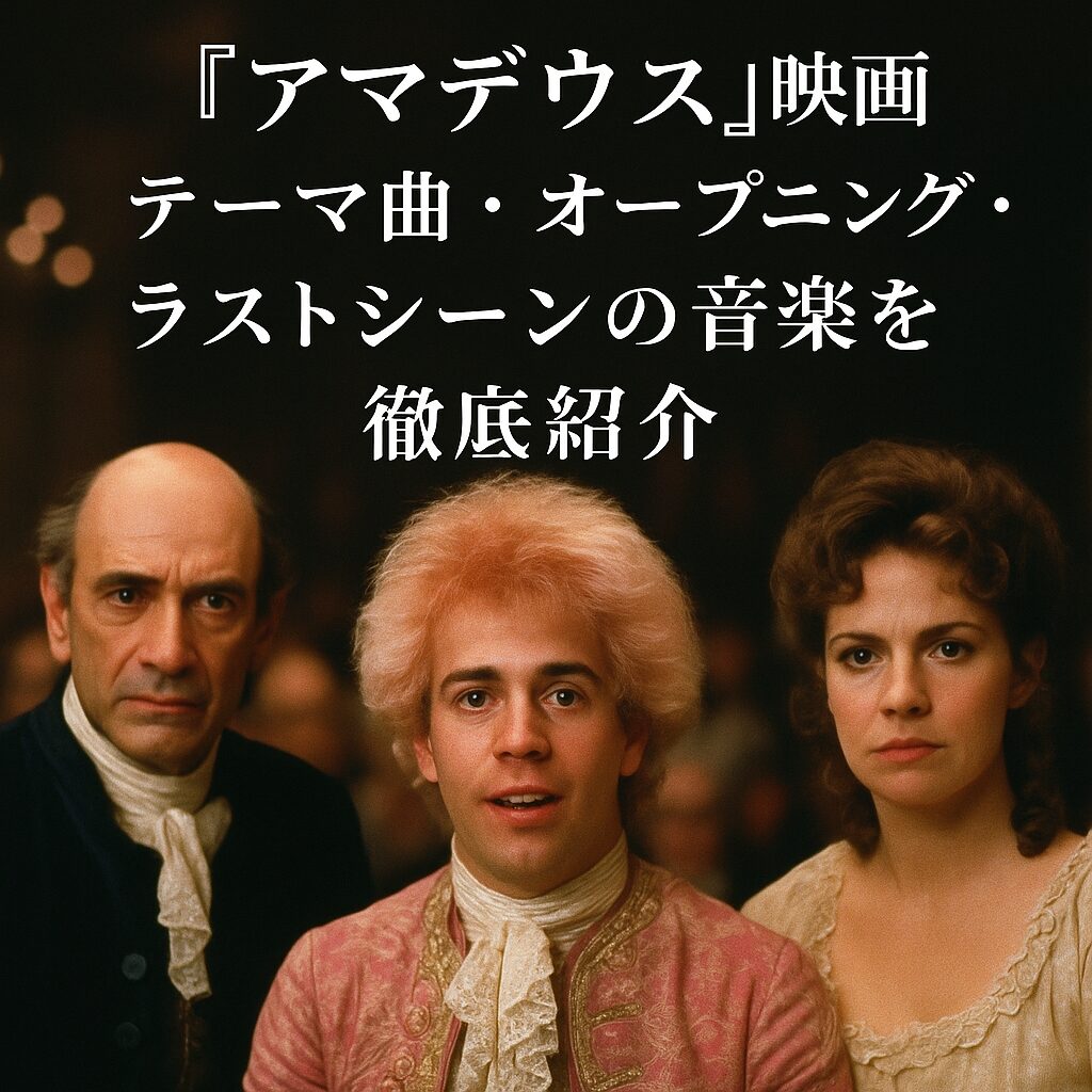 『アマデウス』映画のテーマ曲・オープニング・ラストシーンの音楽を徹底紹介